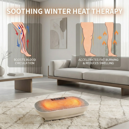 VibeShape Vibration Plate with Heat Therapy - Boost Circulation & Relieve Leg Fatigue Effortlessly