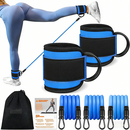Adjustable Resistance Leg & Hip Workout Kit