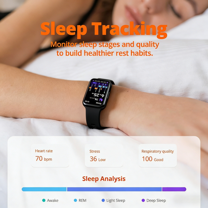 Smart Fitness Watch with Health & Activity Tracking