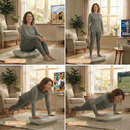 VibeShape Vibration Plate with Heat Therapy - Boost Circulation & Relieve Leg Fatigue Effortlessly